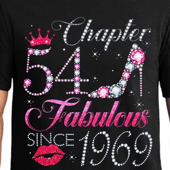 Chapter 54 Fabulous Since 1969 54th Birthday Gift For Women Pajama Set