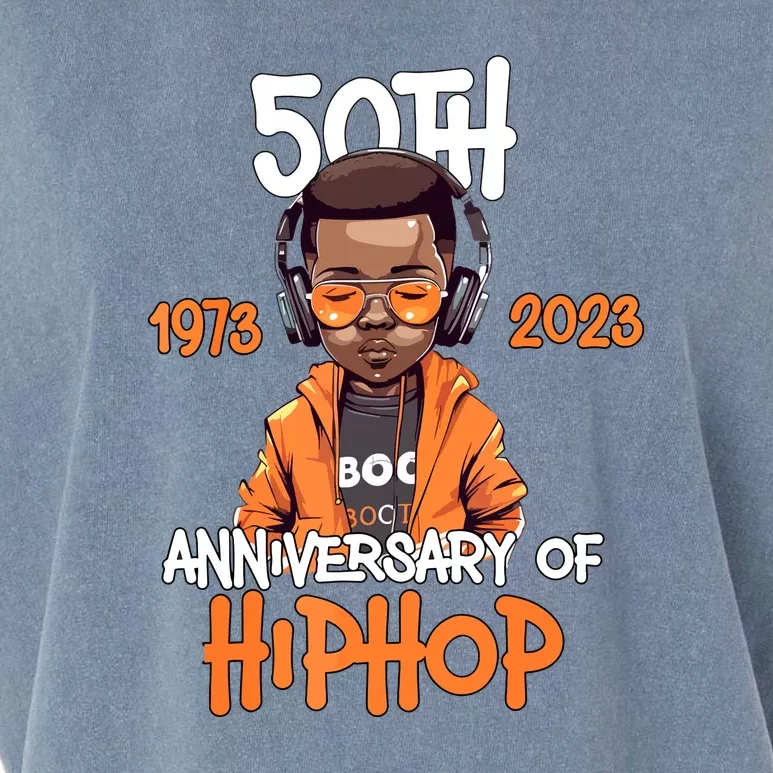 Celebration 50 Years Hip Hop 50th Anniversary Hip Hop Gift Garment-Dyed Women's Muscle Tee