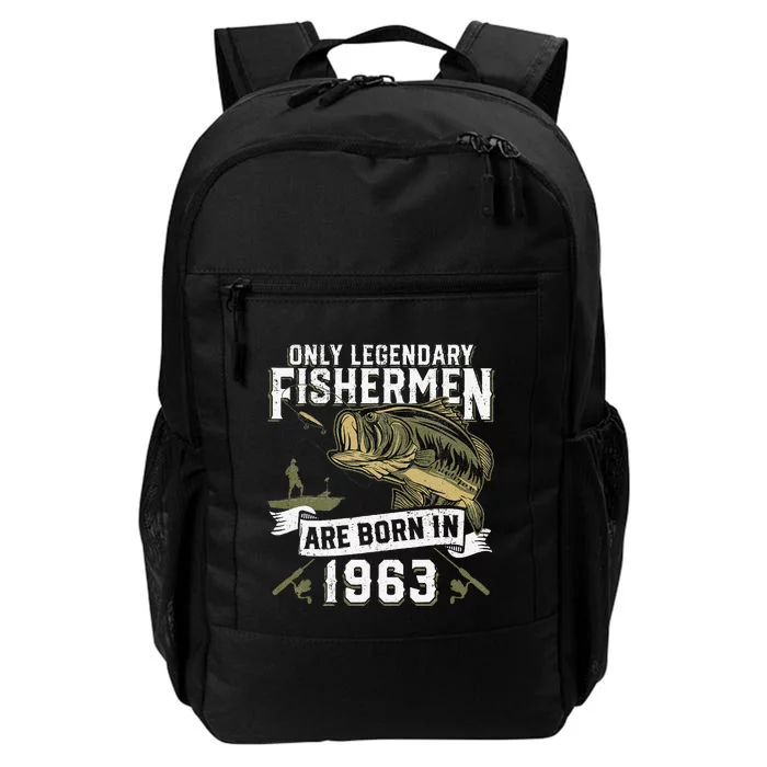 Cute 59 Year Old Fishing Birthday Born 1963 59th Fisherman Gift Daily Commute Backpack