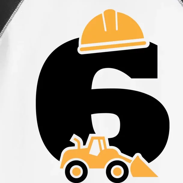 6th Birthday Construction Gift For Birthday Boy Toddler Fine Jersey T-Shirt