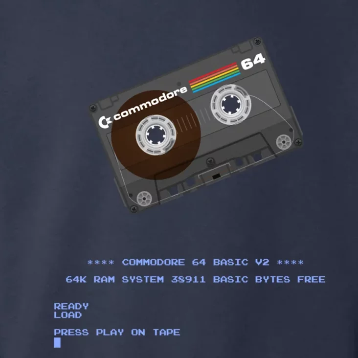 Commodore 64 Cassette Tape Loading... Toddler Hoodie