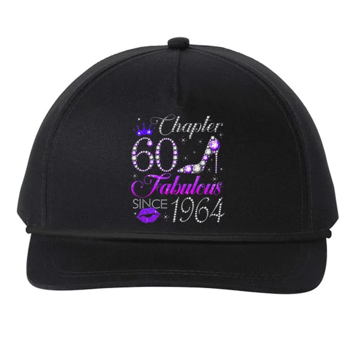 Chapter 60 Fabulous Since 1964 60th Birthday Gifts Snapback Five-Panel Rope Hat