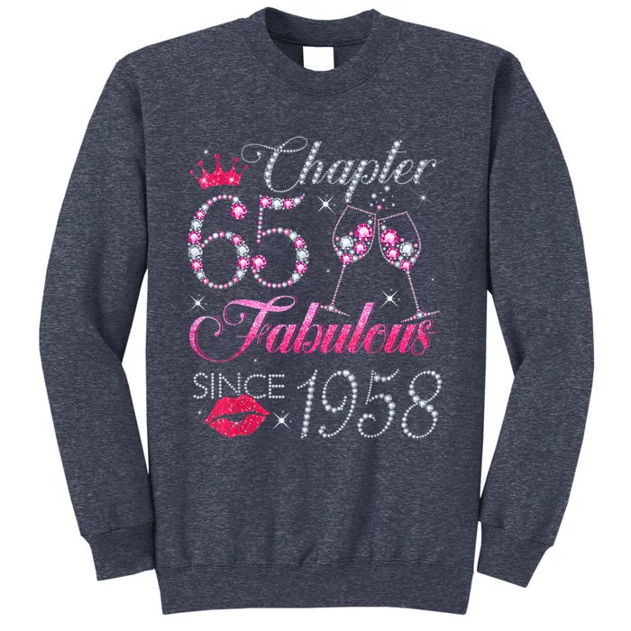 Chapter 65 Fabulous Since 1958 65Th Birthday Present Gift For Wo Sweatshirt