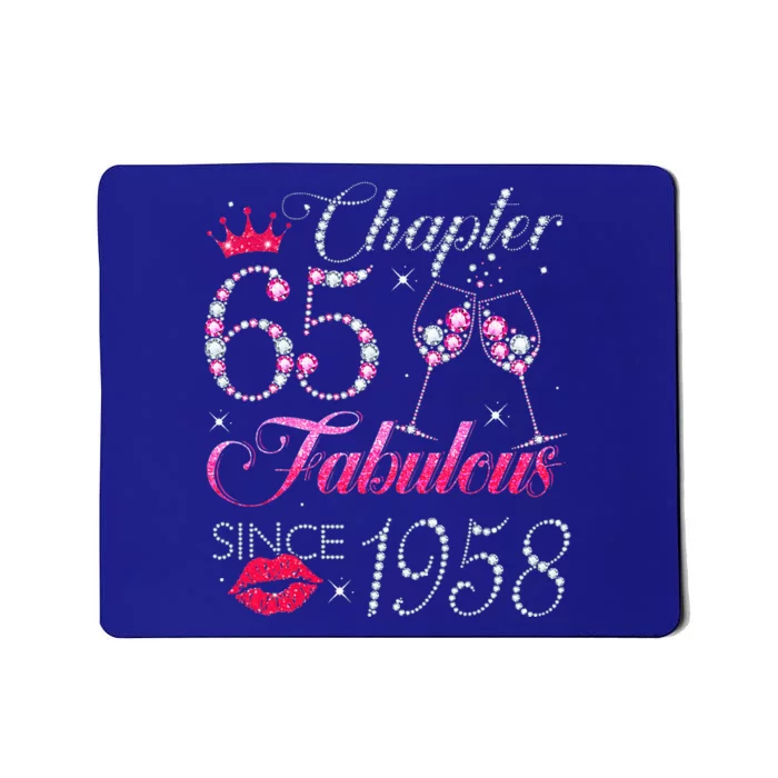 Chapter 65 Fabulous Since 1958 65Th Birthday Gift Mousepad