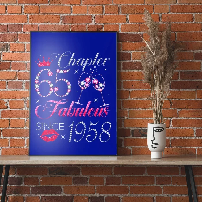 Chapter 65 Fabulous Since 1958 65Th Birthday Gift Poster