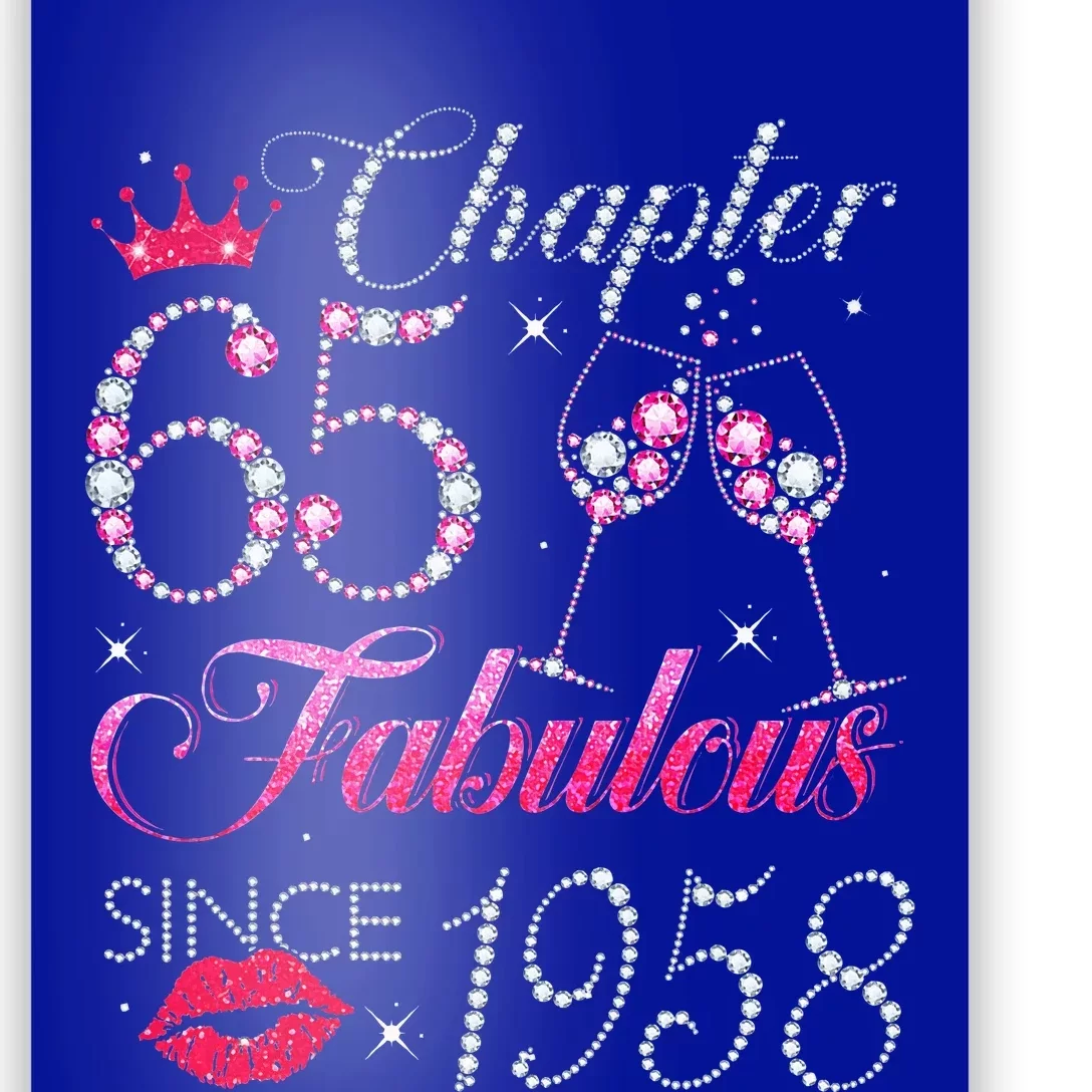 Chapter 65 Fabulous Since 1958 65Th Birthday Gift Poster