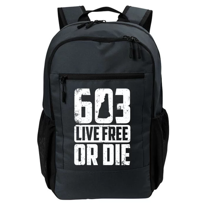 Cool 603 Live Free Or Die Funny New Hampshire Patriot Gift Daily Commute Backpack