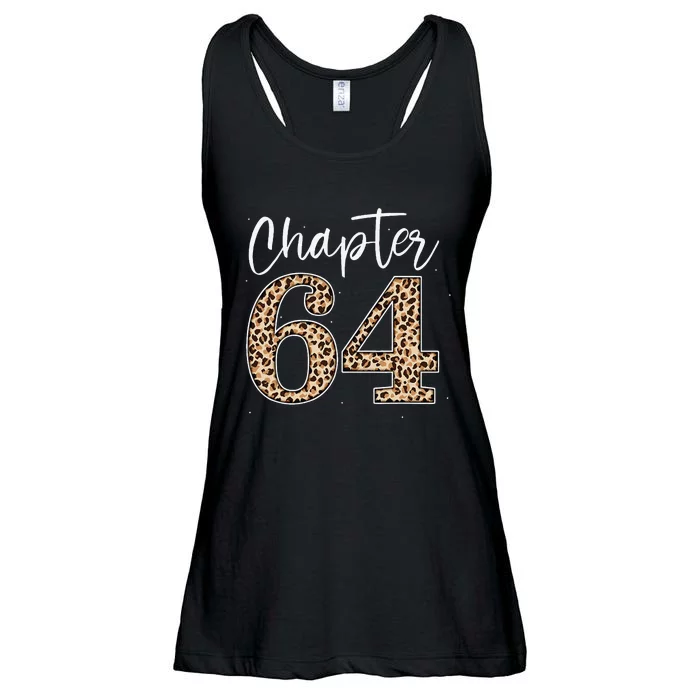 Chapter 64 Leopard For 64th Birthday Ladies Essential Flowy Tank