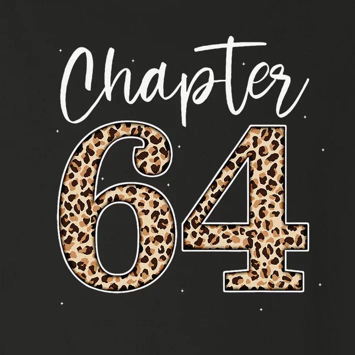 Chapter 64 Leopard For 64th Birthday Toddler Long Sleeve Shirt