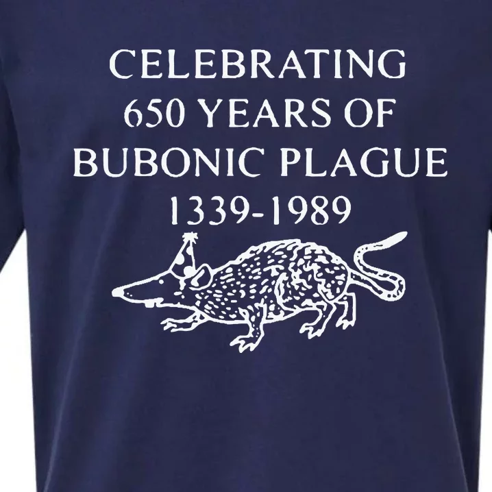 Celebrating 650 Years Of Bubonic Plague Sueded Cloud Jersey T-Shirt