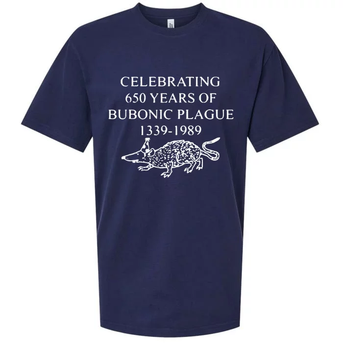 Celebrating 650 Years Of Bubonic Plague Sueded Cloud Jersey T-Shirt