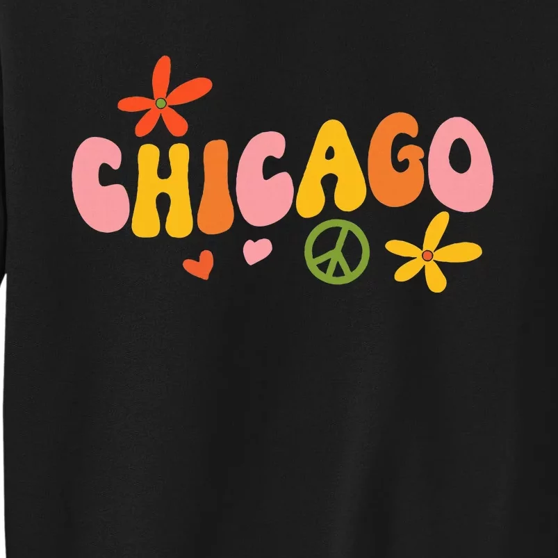 Chicago 70s Retro Hippie Sweatshirt