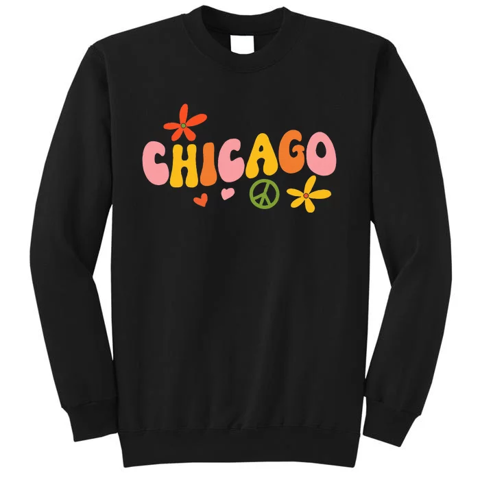 Chicago 70s Retro Hippie Sweatshirt