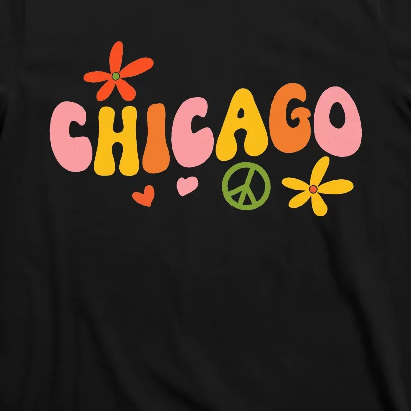 Chicago 70s Retro Hippie T-Shirt