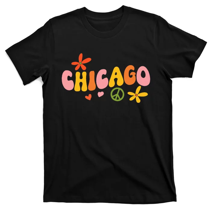 Chicago 70s Retro Hippie T-Shirt