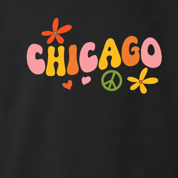 Chicago 70s Retro Hippie Toddler Hoodie