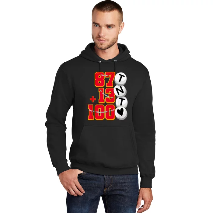 Cute 87 + 13 = 100 Days Of School Taylor 100th Day Of School Hoodie