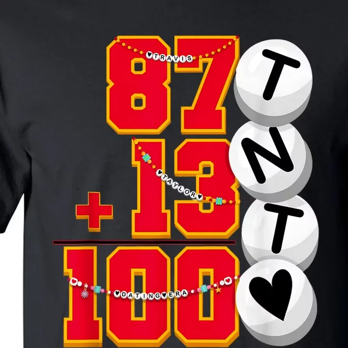 Cute 87 + 13 = 100 Days Of School Taylor 100th Day Of School Tall T-Shirt