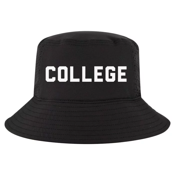 College 80s Party House Movie Classic College Cool Comfort Performance Bucket Hat