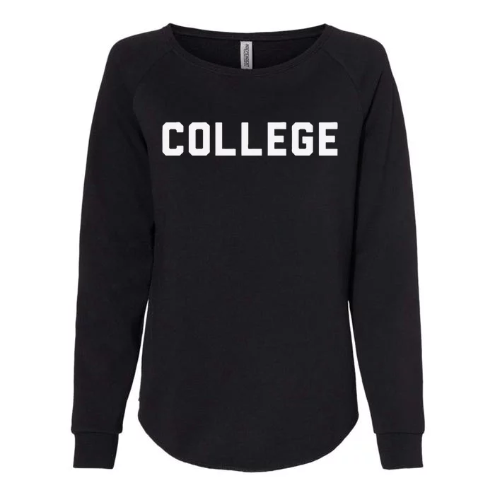 College 80s Party House Movie Classic College Womens California Wash Sweatshirt