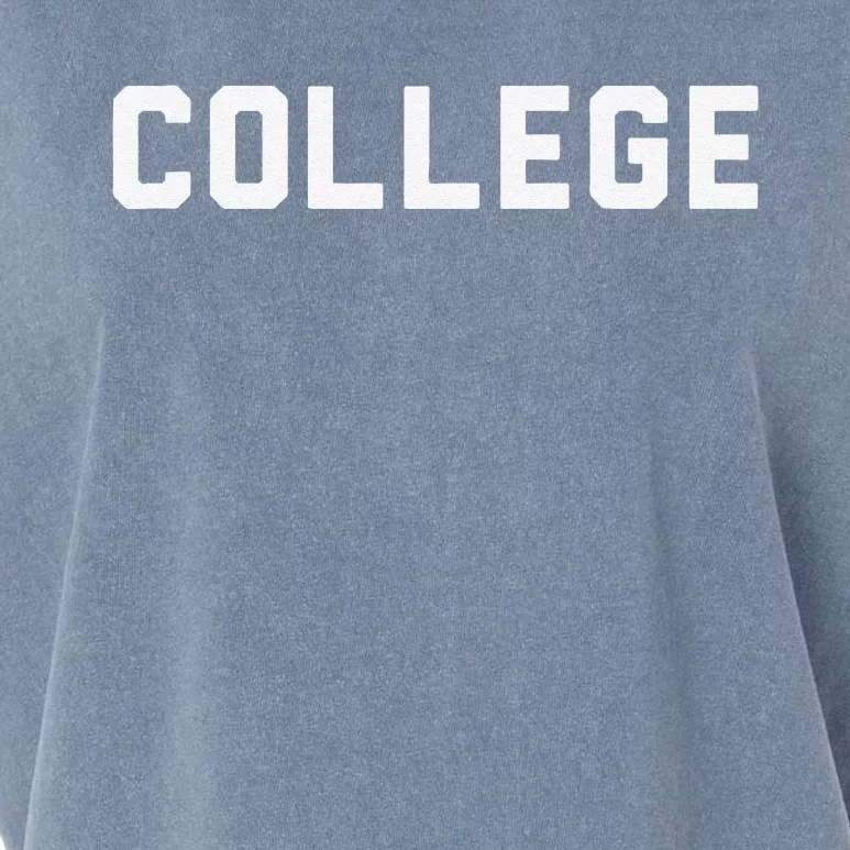 College 80s Party House Movie Classic College Garment-Dyed Women's Muscle Tee