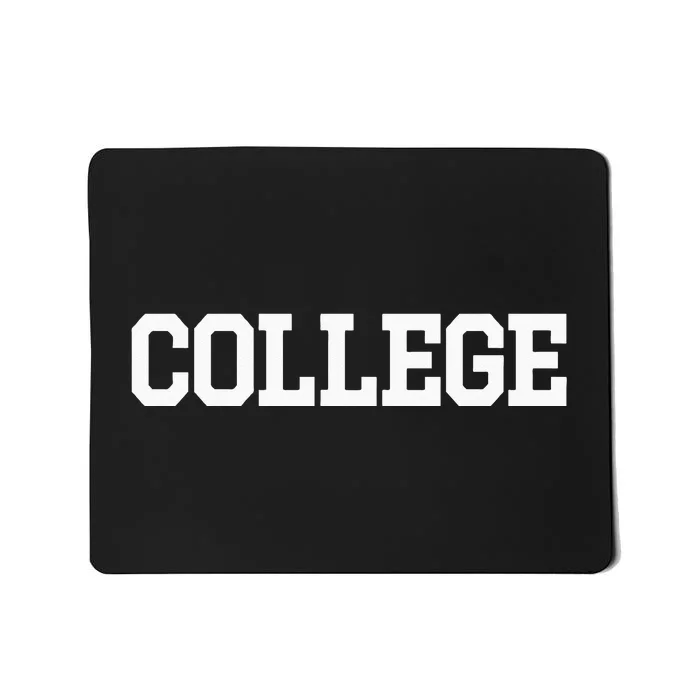 College 80s Party Animal Retro Mousepad