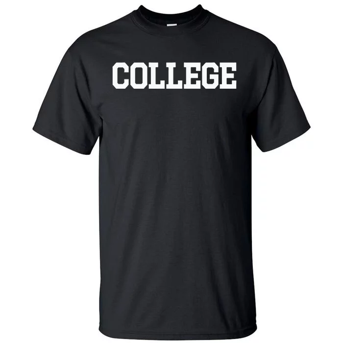 College 80s Party Animal Retro Tall T-Shirt