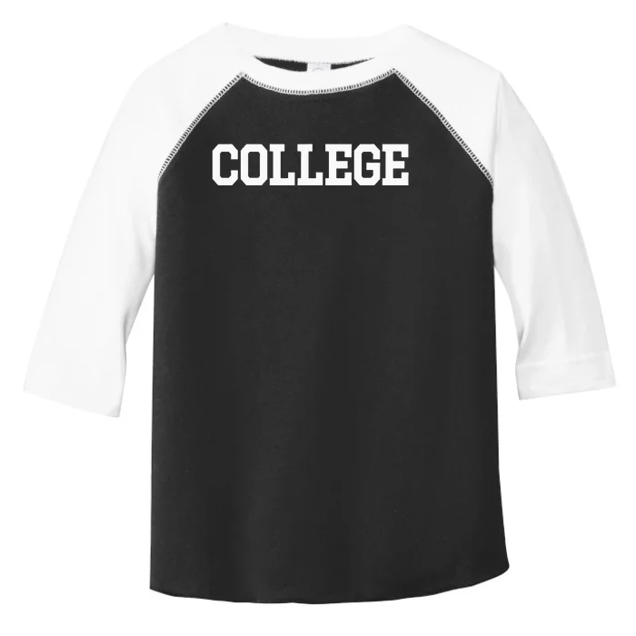 College 80s Party Animal Retro Toddler Fine Jersey T-Shirt