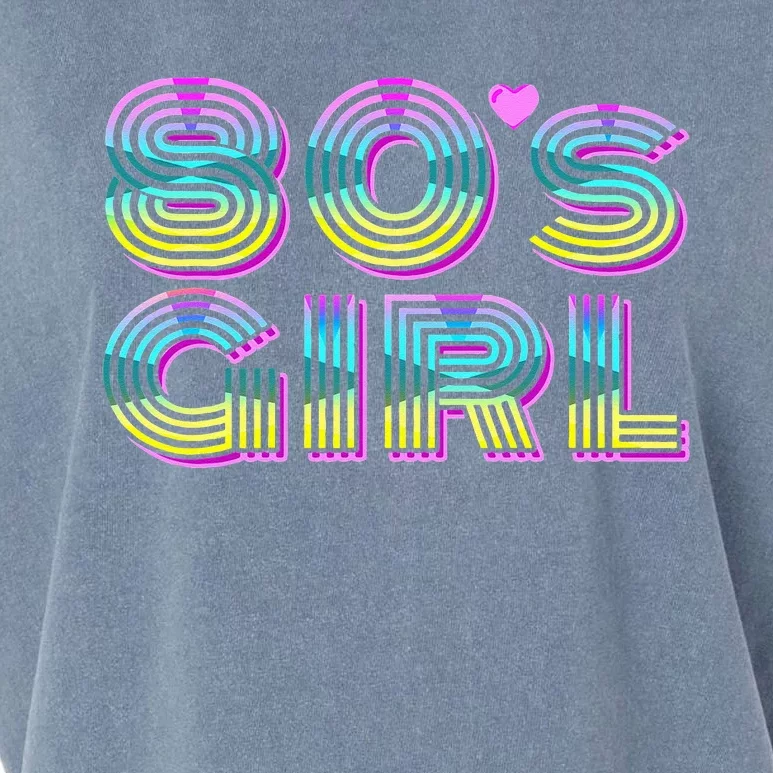 Cool 80's Retro Fashion Throwback Culture Party Lover Garment-Dyed Women's Muscle Tee