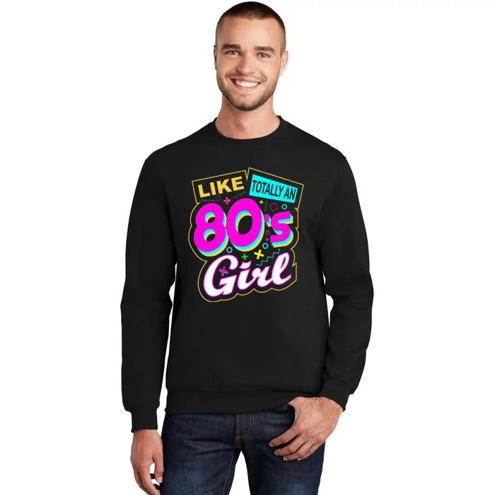 Cool 80's Retro Fashion Throwback Culture Party Lover Tall Sweatshirt