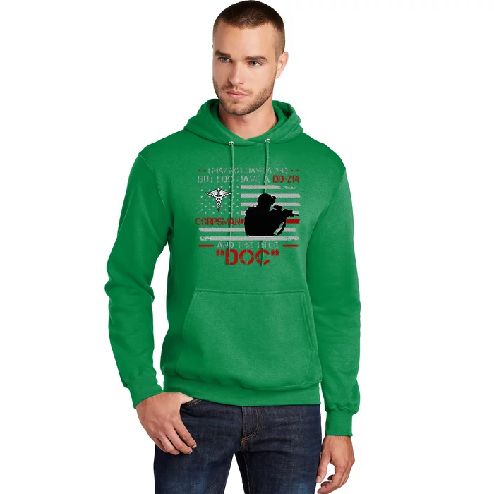 Corpsman 8404  Title Doc DD214  Gift For Corpsman Veteran Hoodie