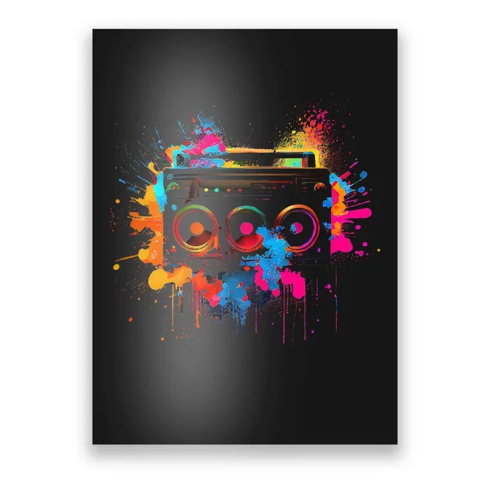 Cassette 90s Outfit Retro Vintage 80s Party Poster