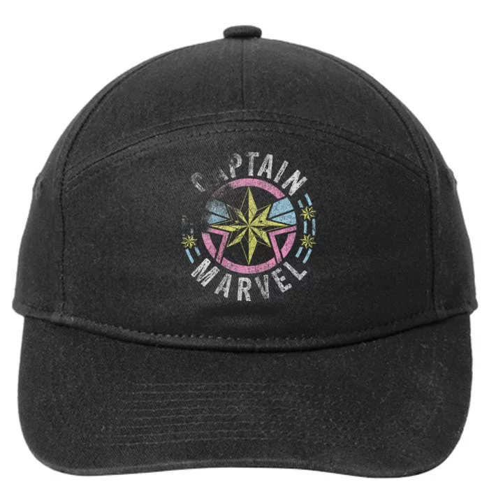 Captain 90s Style Logo 7-Panel Snapback Hat