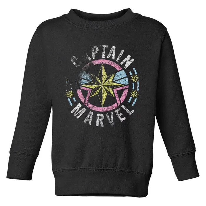 Captain 90s Style Logo Toddler Sweatshirt