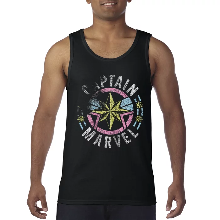 Captain 90s Style Logo Tank Top