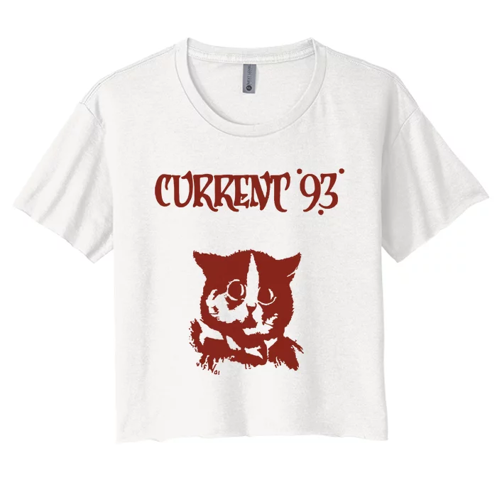 Current 93 “Thunder Perfect Mind Women's Crop Top Tee