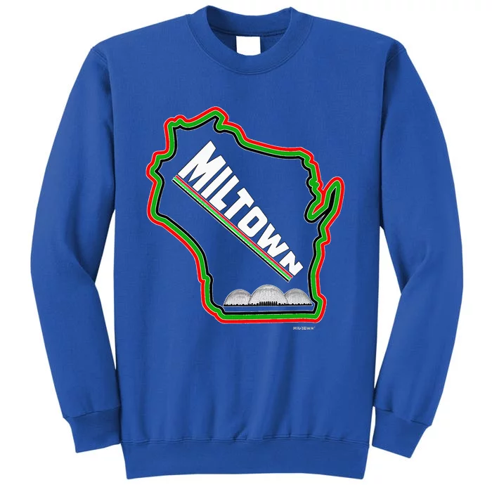 Classic African American Multicolor Wisconsin Miltown Map Sweatshirt