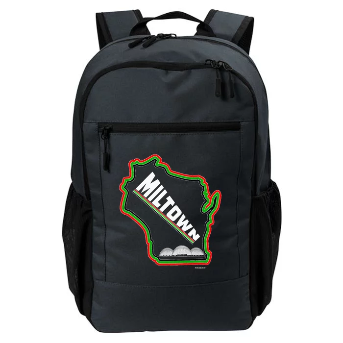 Classic African American Multicolor Wisconsin Miltown Map Daily Commute Backpack