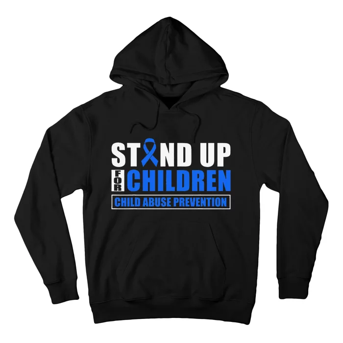 Child Abuse Awareness Month Blue Ribbon Gnome Hoodie