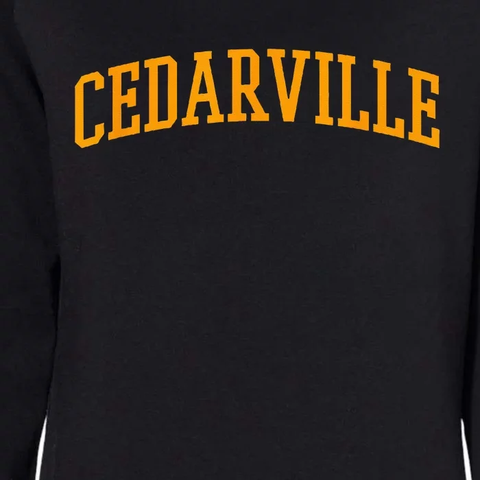 Cedarville Athletic Arch College University Style Womens California Wash Sweatshirt