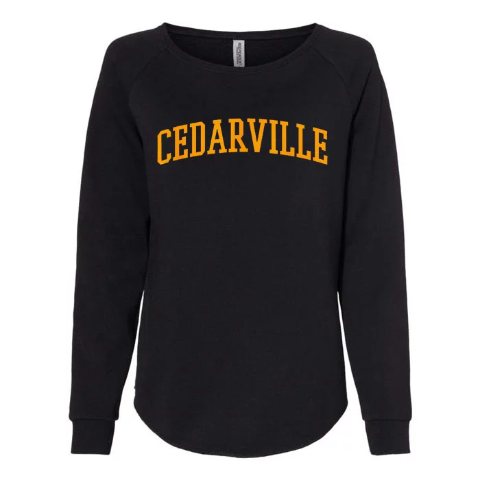 Cedarville Athletic Arch College University Style Womens California Wash Sweatshirt