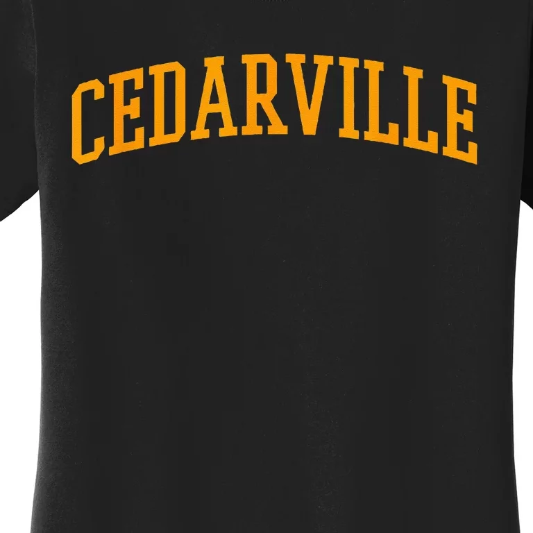 Cedarville Athletic Arch College University Style Women's T-Shirt