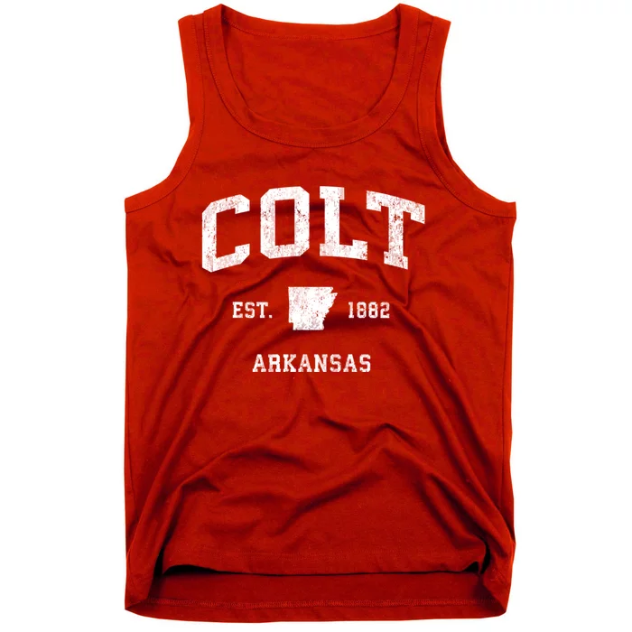 Colt Arkansas Ar Vintage Athletic Tank Top