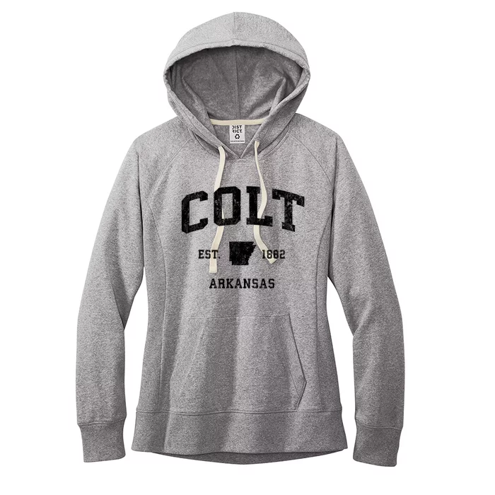 Colt Arkansas Ar Vintage Athletic Women's Fleece Hoodie