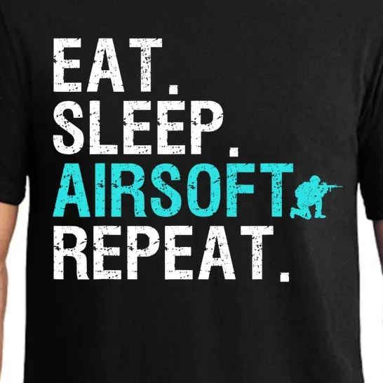 Cool Airsoft Art For Team Sport Airsoft Gun Match Pajama Set