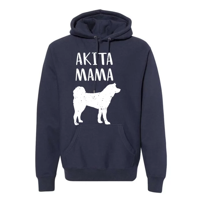 Cool Akita Art Women Akita Mom Owner Pet Lover Akita Inu Dog Premium Hoodie