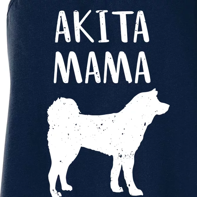 Cool Akita Art Women Akita Mom Owner Pet Lover Akita Inu Dog Women's Racerback Tank