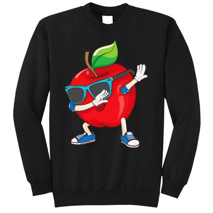 Cool Apple Art Apple Picking Apple Lover Gift Tall Sweatshirt