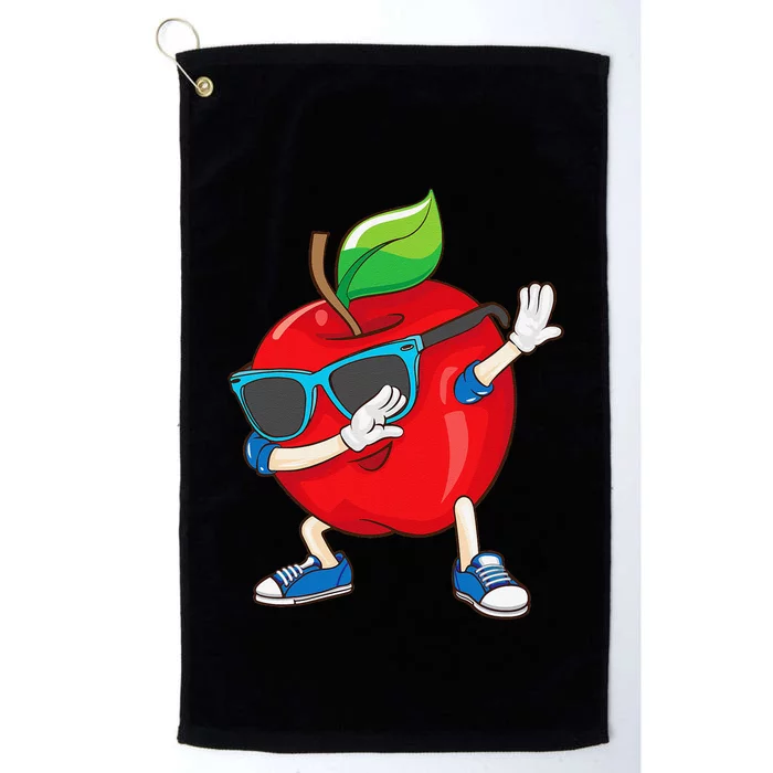 Cool Apple Art Apple Picking Apple Lover Gift Platinum Collection Golf Towel