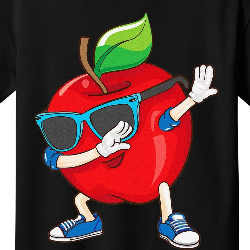 Cool Apple Art Apple Picking Apple Lover Gift Kids T-Shirt